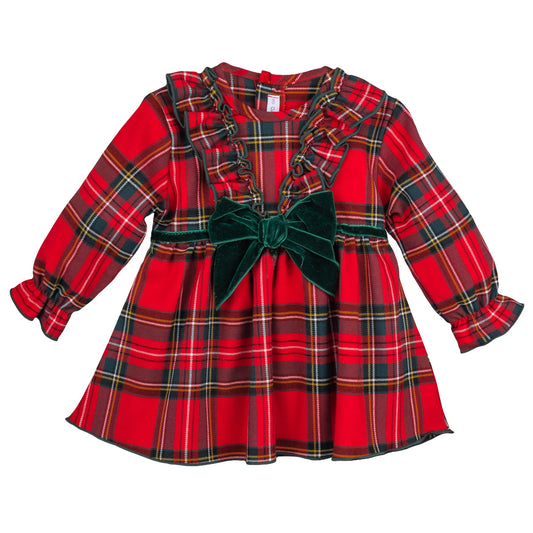 Vestido niña Bidasoa niña 3-6 años colección navidad Calamaro