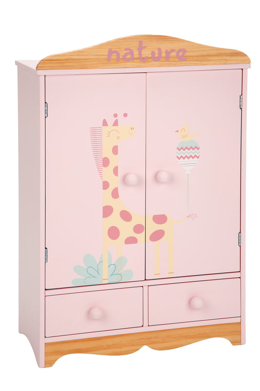 Armario Nature de madera con 2 cajones y 5 perchas – Colección Nature 🪵
