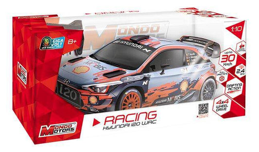 Coche Radiocontrol Hyundai i20 WRC 1:10 - Réplica Oficial para Aventuras a Toda Velocidad