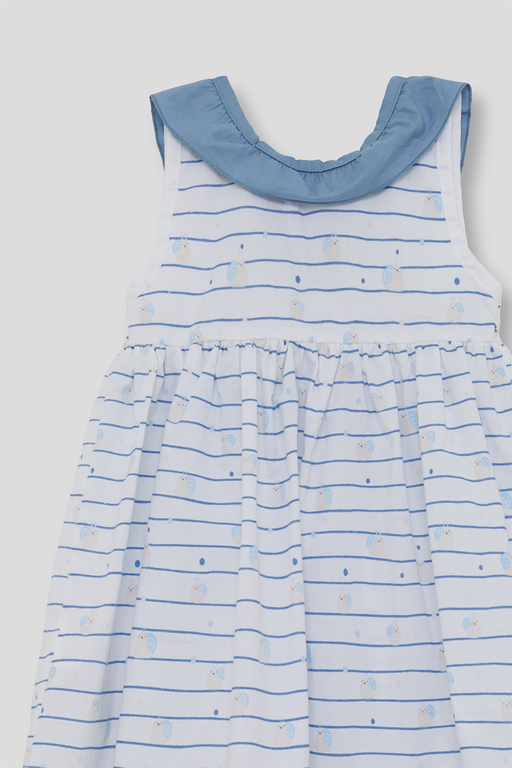 Vestido Niña Rayitas Azules con Lazo 3-8 Años – Street Monkey Verano