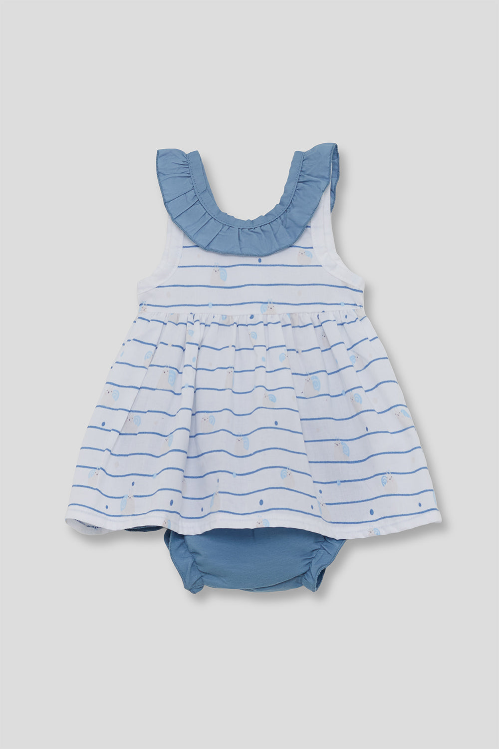 Jesusito Bebé Niña Rayitas Azules con Braguita 1-24 Meses – Street Monkey
