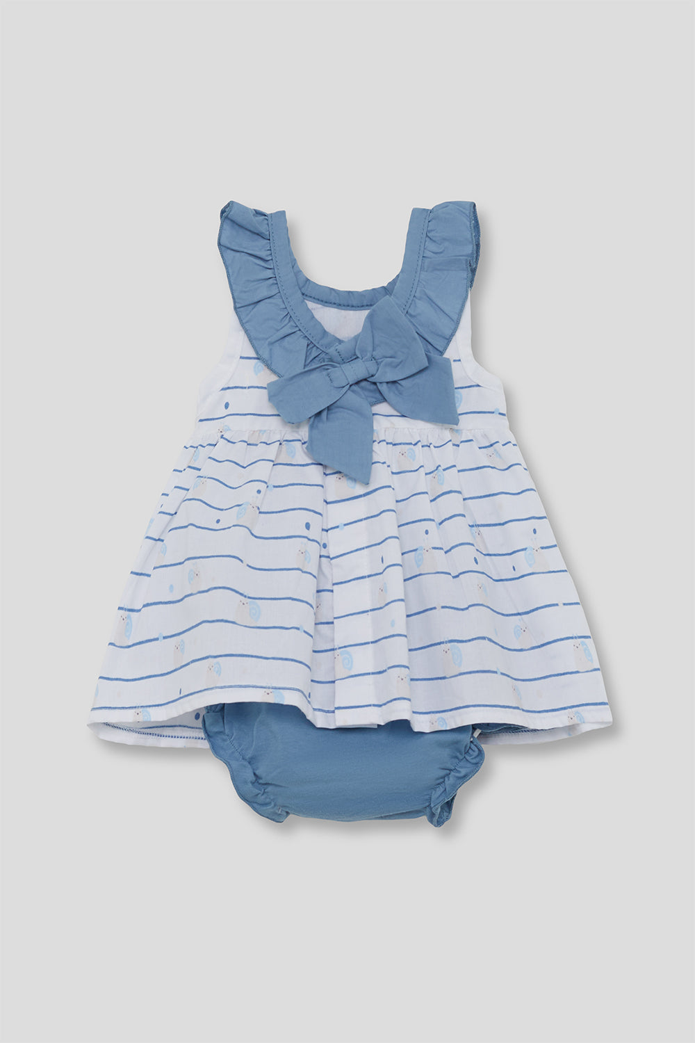 Jesusito Bebé Niña Rayitas Azules con Braguita 1-24 Meses – Street Monkey
