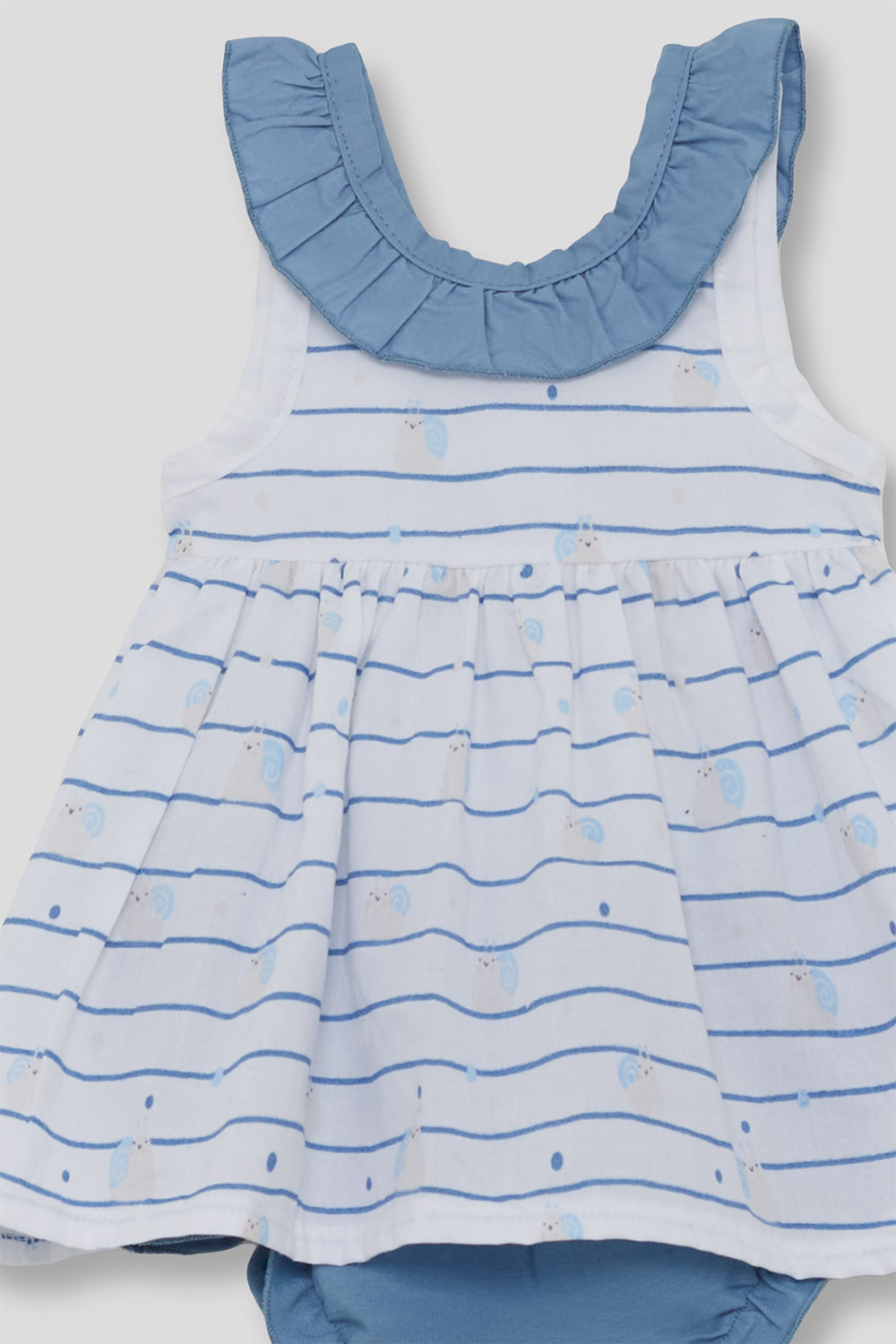 Jesusito Bebé Niña Rayitas Azules con Braguita 1-24 Meses – Street Monkey