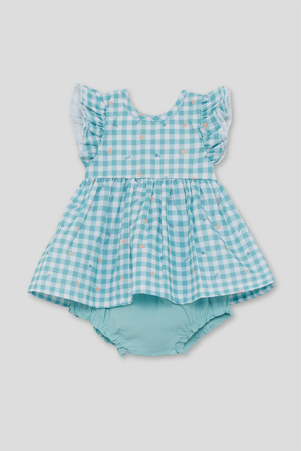 Jesusito Bebé Niña Vichy Turquesa con Lazo 1-24 Meses – Street Monkey Verano