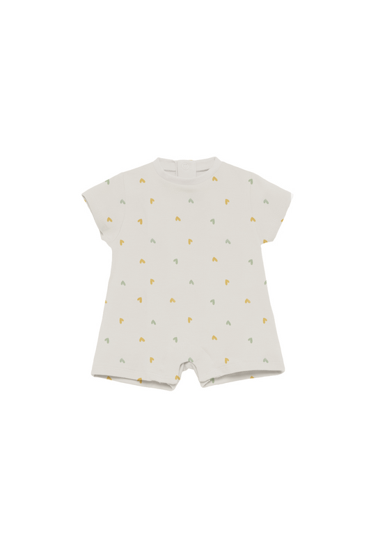 Pelele Bebé Estampado Corazones 1-24 Meses – Street Monkey Verano