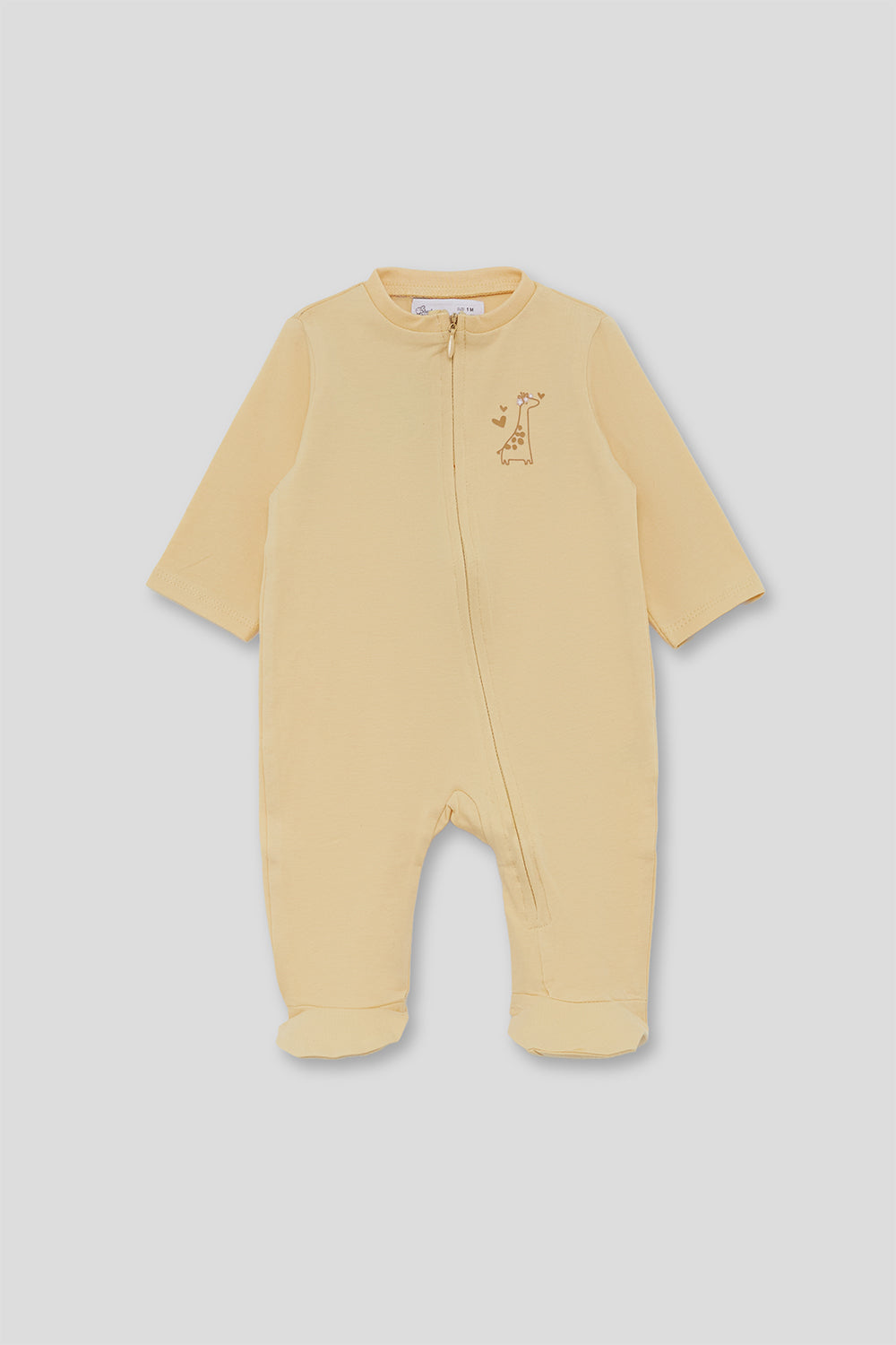 Pelele Bebé Pijama Amarillo con Cremallera 1-24 Meses – Street Monkey Verano