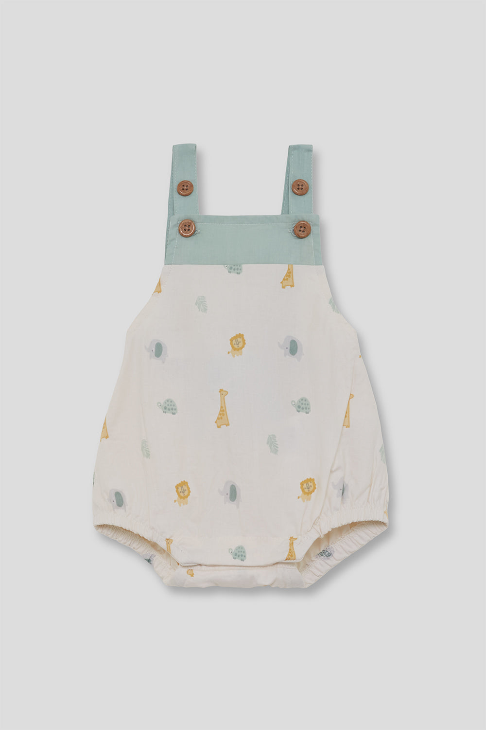 Peto Bebé Estampado Animales Verde 1-24 Meses – Street Monkey Verano