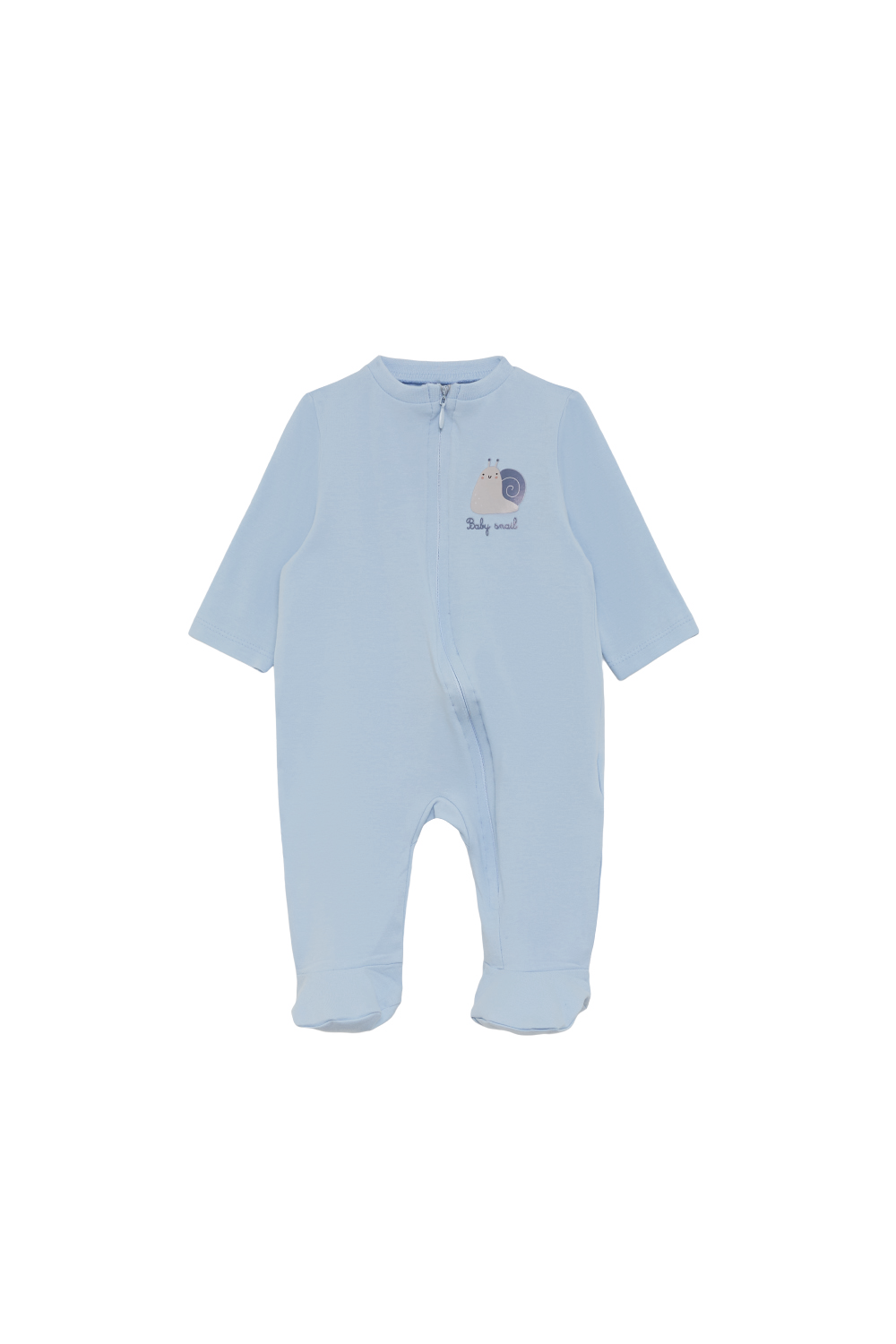 Pijama Bebé con Cremallera Azul 1-24 Meses – Street Monkey Verano