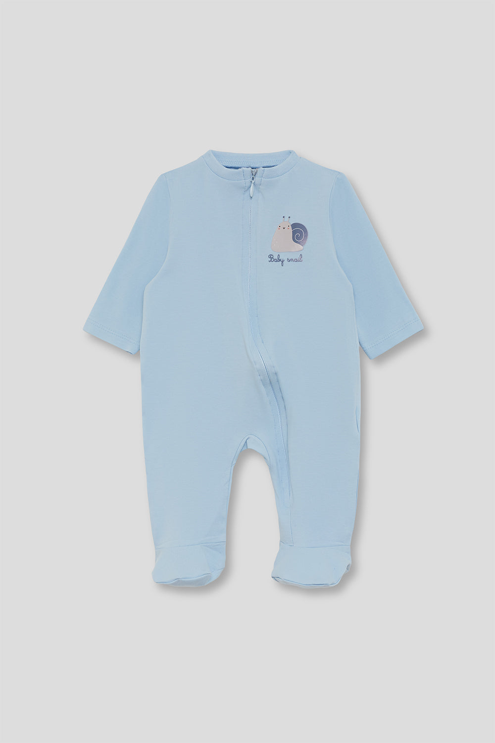 Pijama Bebé con Cremallera Azul 1-24 Meses – Street Monkey Verano