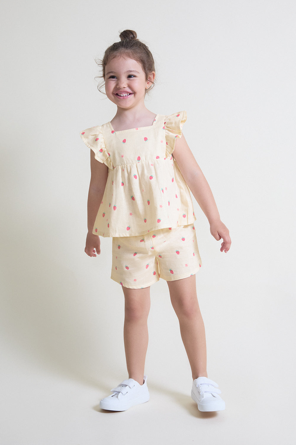 Conjunto niña algodón estampado fresas Street Monkey 3 meses–6 años