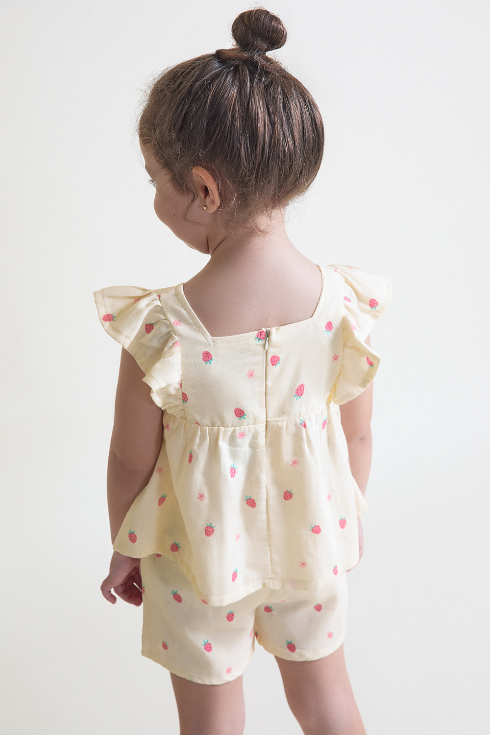 Conjunto niña algodón estampado fresas Street Monkey 3 meses–6 años