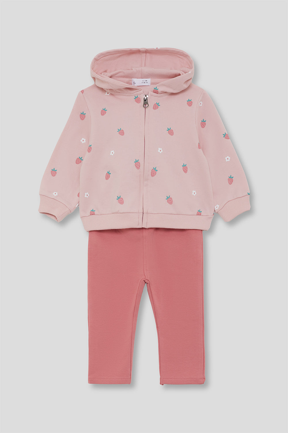 Conjunto niña algodón sudadera con capucha y leggings Street Monkey 3 meses–6 años