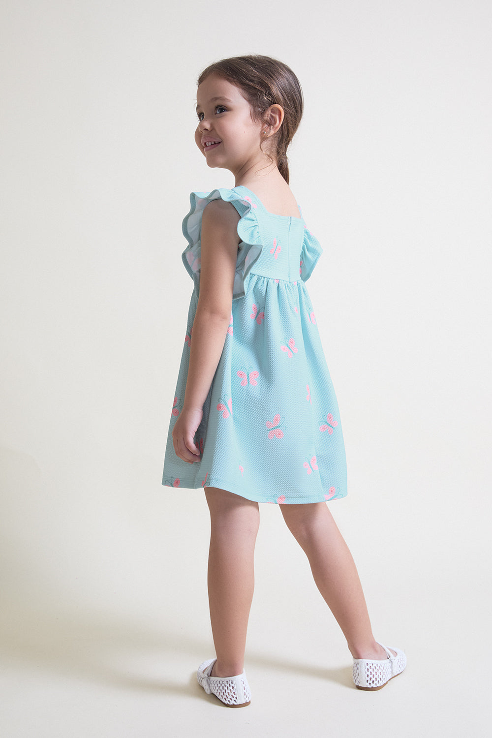 Vestido bebé niña algodón estampado mariposas Street Monkey 3 meses - 6 años