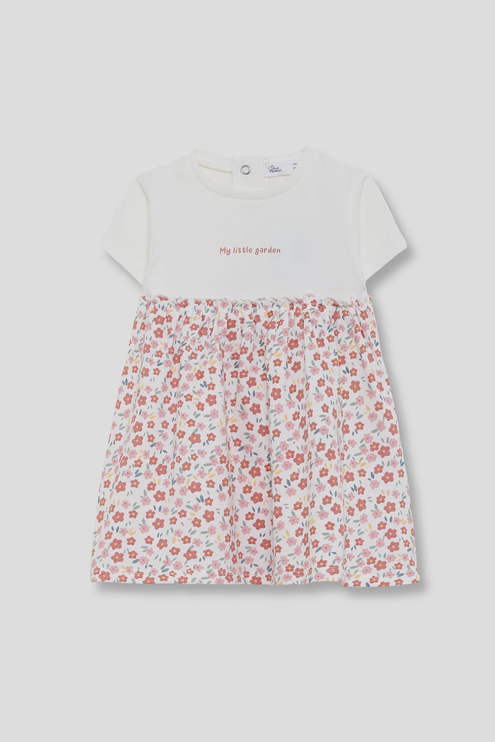 Vestido bebé niña algodón estampado flores Street Monkey 3 meses - 6 años