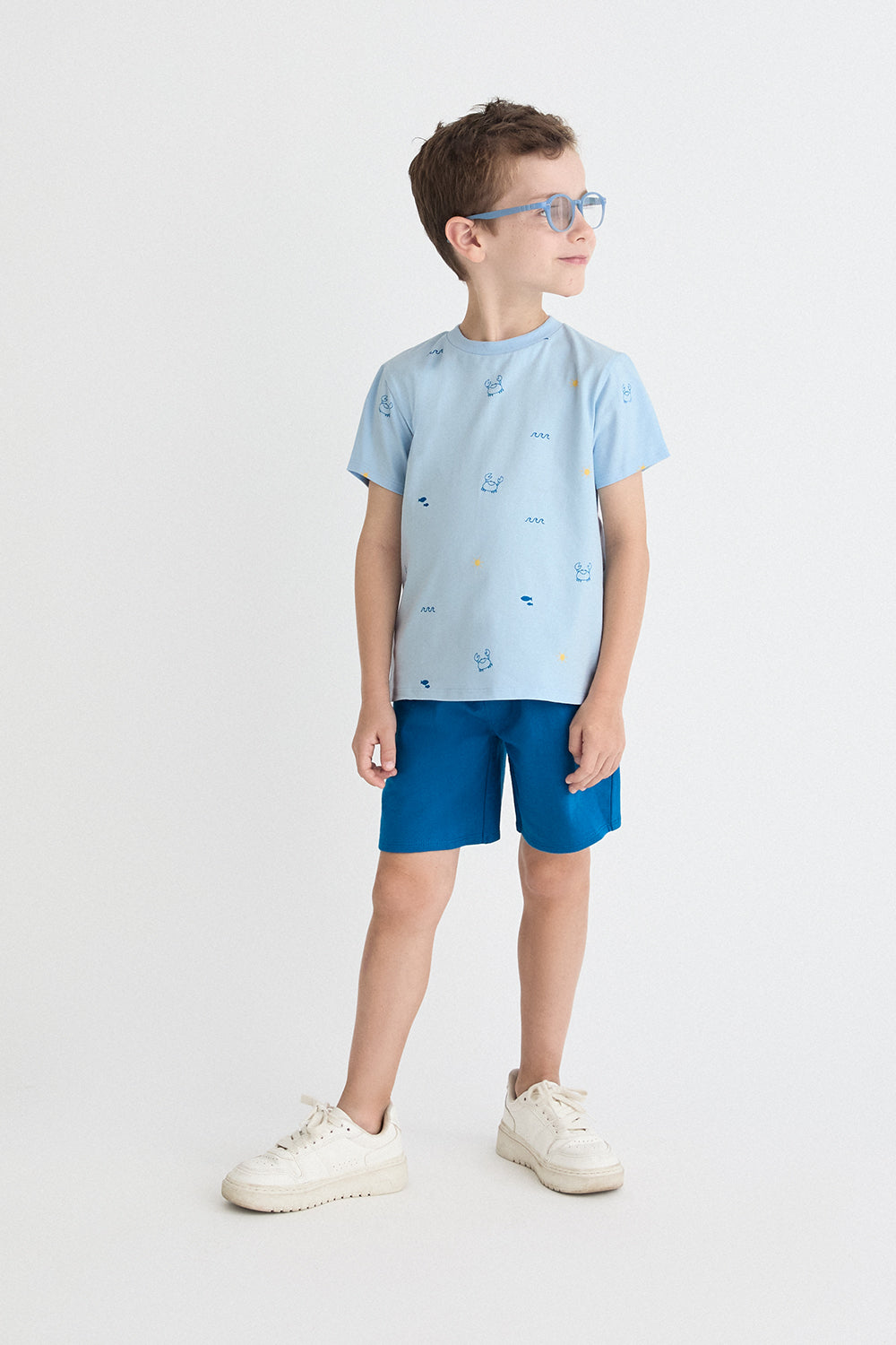 Conjunto Bebé Niño Marino Azul 3 Meses-6 años– Street Monkey Verano