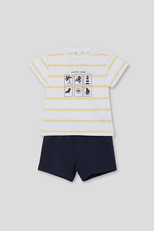 Conjunto Niño Marinero “Pirates Vibes” 3 Meses-6 Años – Street Monkey Verano