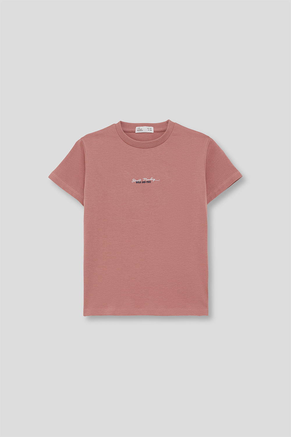 Camiseta Niño Básica Color Coral 2 a 16 Años – Colección Verano