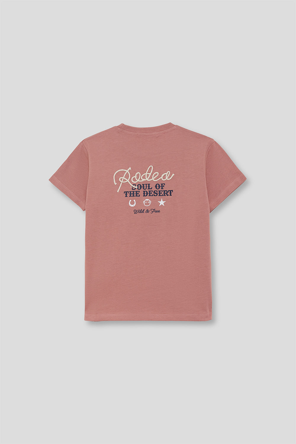 Camiseta Niño Básica Color Coral 2 a 16 Años – Colección Verano