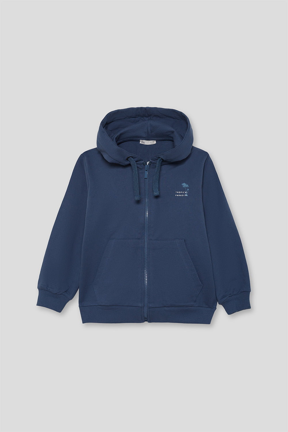 Sudadera Niño con Capucha Azul “Let’s Go” 2-16 Años – Street Monkey Verano