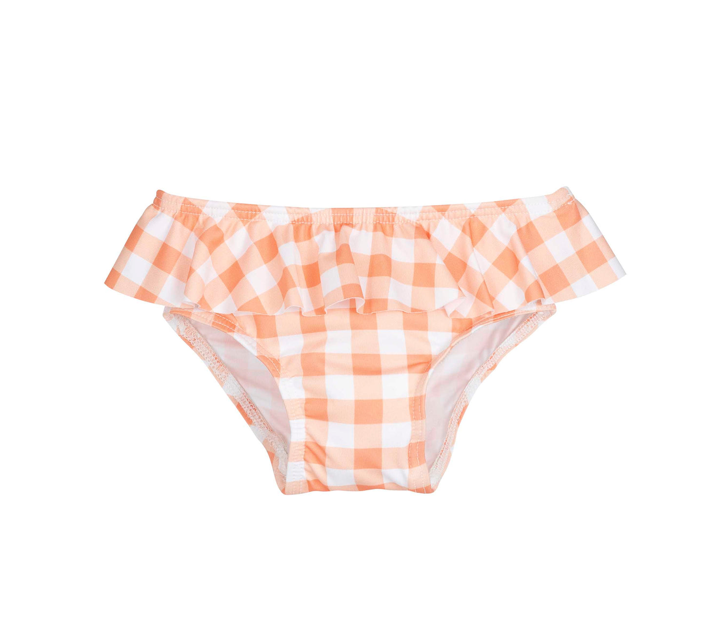 Culetín bebé niña colección Cuadros Naranjas Calamaro – Modelo cuadros y estampado 6 meses - 6 años