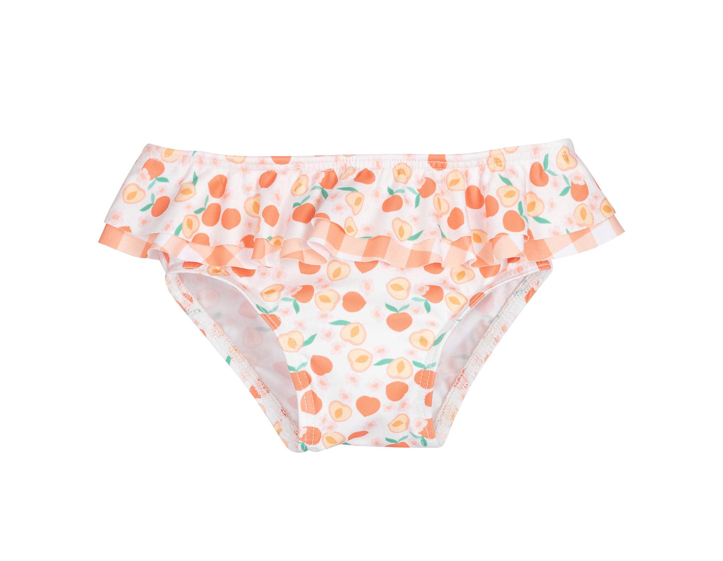 Culetín bebé niña colección Cuadros Naranjas Calamaro – Modelo cuadros y estampado 6 meses - 6 años