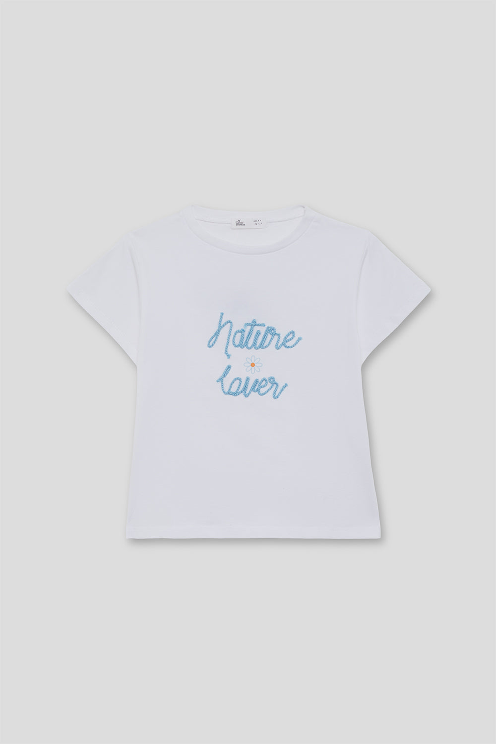 Camiseta niña blanca de algodón “Nature Lover” Street Monkey 2-16 años