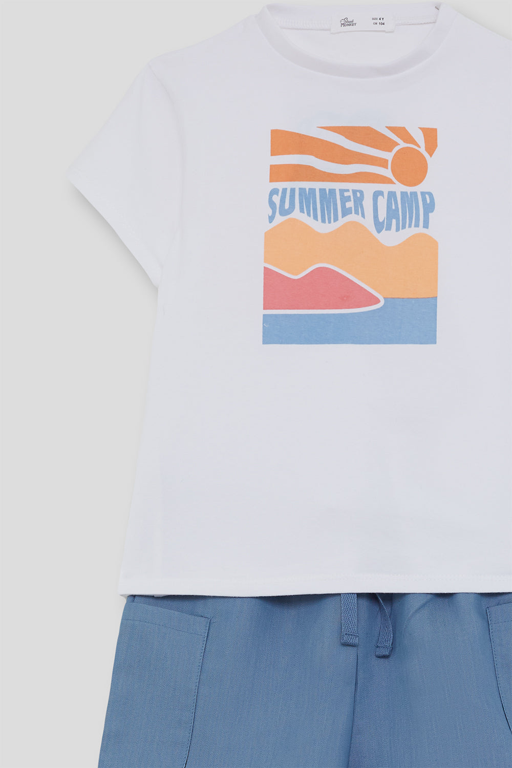 Conjunto camiseta y bermuda niña Street Monkey 2-16 años