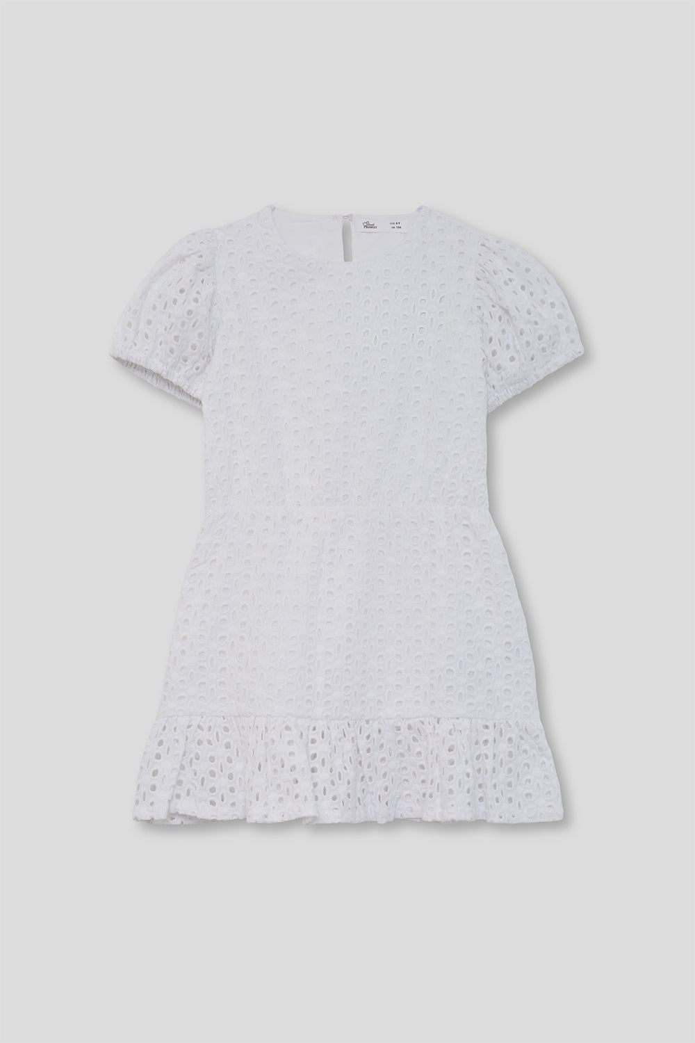 Vestido Niña Blanco Bordado 2 a 16 Años – Colección Verano