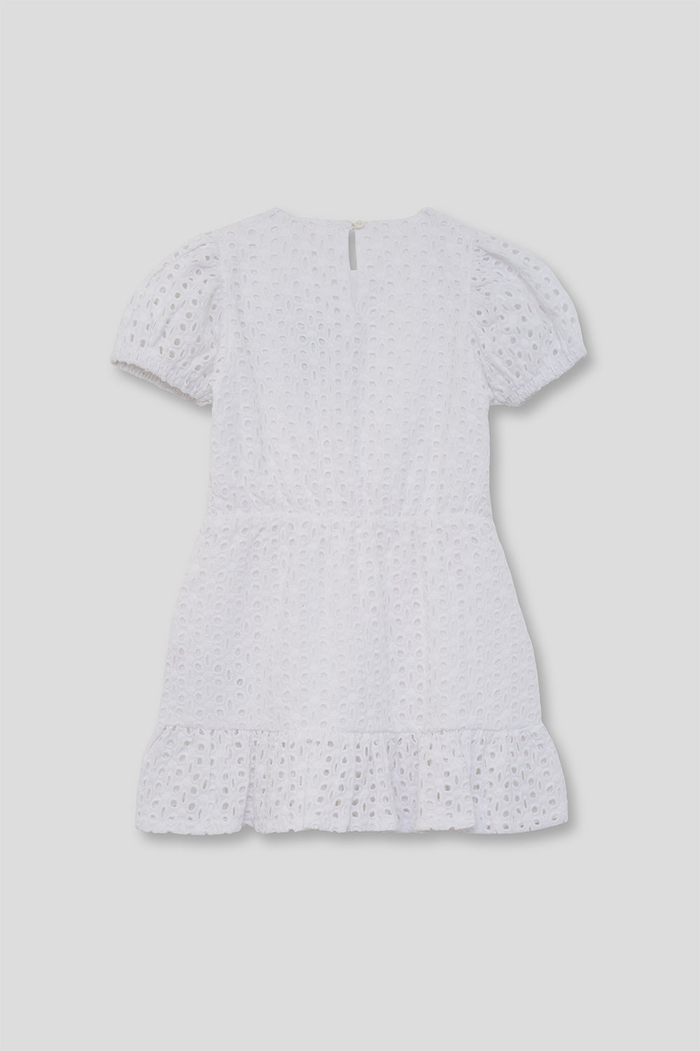 Vestido Niña Blanco Bordado 2 a 16 Años – Colección Verano