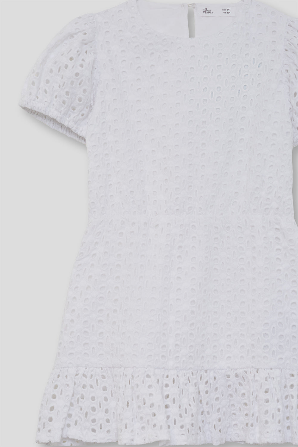 Vestido Niña Blanco Bordado 2 a 16 Años – Colección Verano