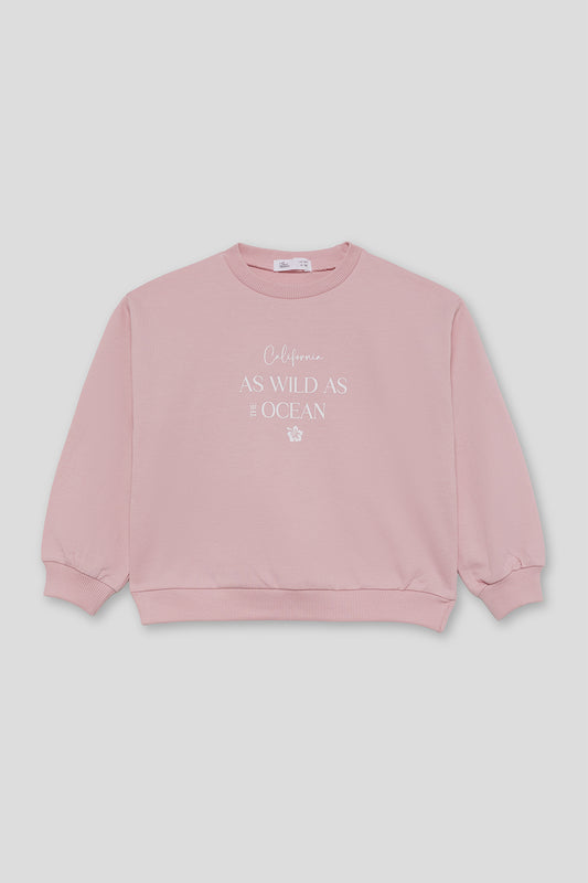 Sudadera rosa para niña Street Mockey 2-16 años