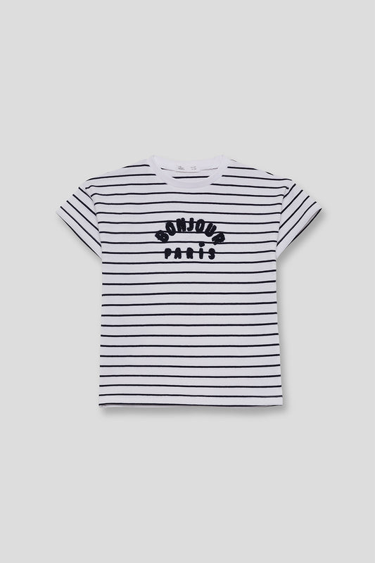 Camiseta de rayas para niña Street Mockey 2-16 años