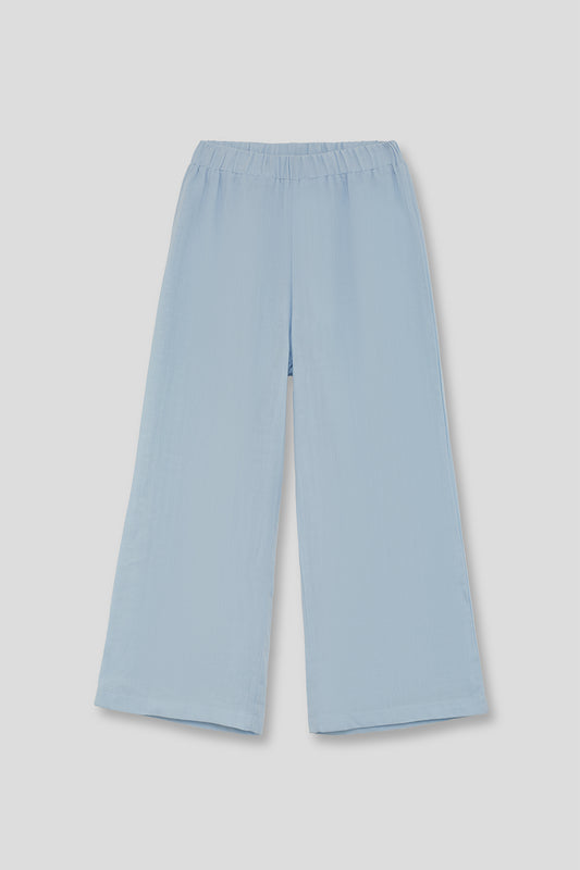 Pantalón fluido de niña Street Mockey azul claro 2-16 años