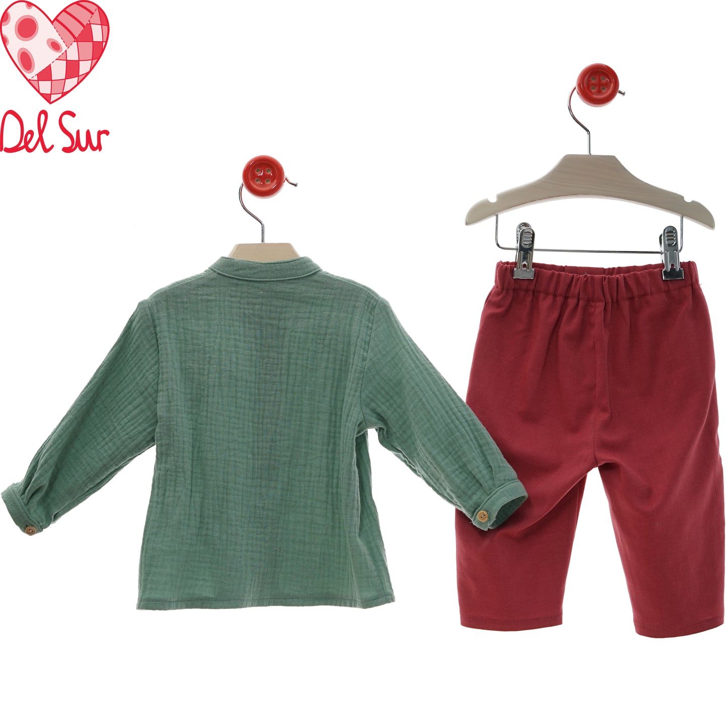 Conjunto bebe pantalon largo BACHATA 6-48 meses