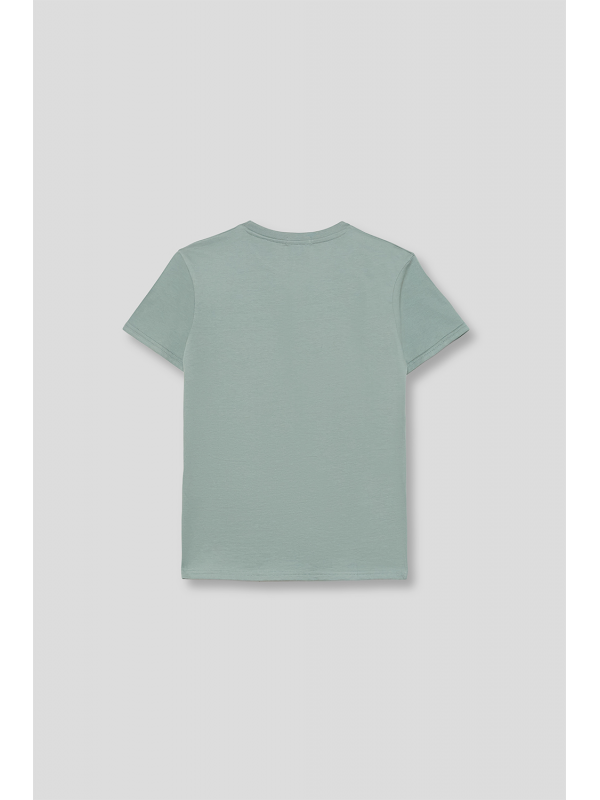 Camiseta básica niño verde iceberg Street Monkey | Original Basic | 2 a 16 años
