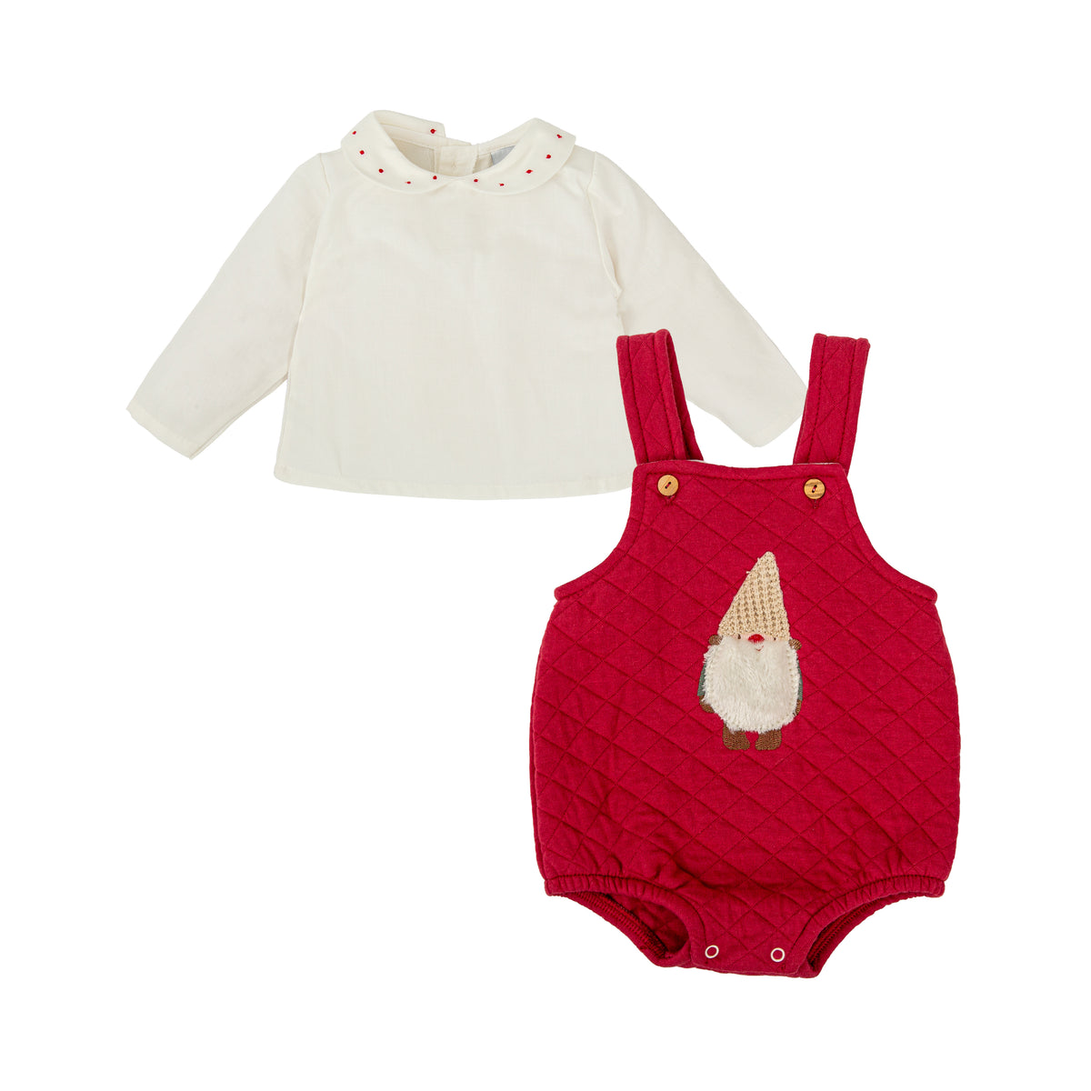 Conjunto Peto Bebé Niño Gnomo Babidú | 3 a 36 Meses