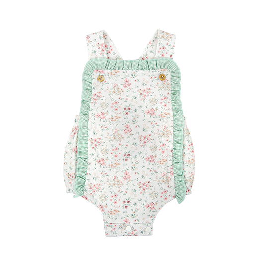 Pelele Corto Tirantes Niña Familia Dulzura Babidu