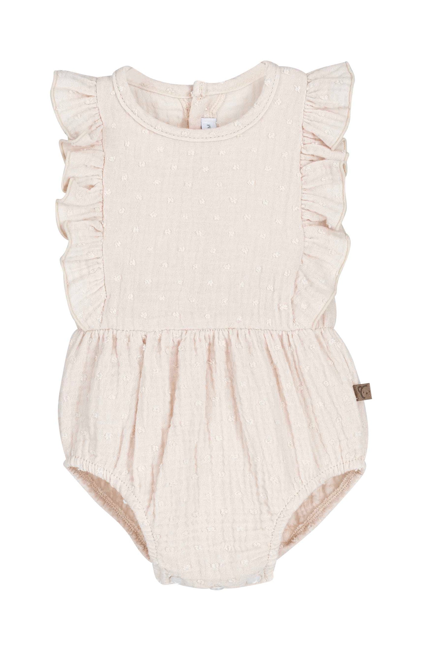 Pelele bebé Atari Calamaro | Blanco, arena, coral y mint – 1 a 36 meses