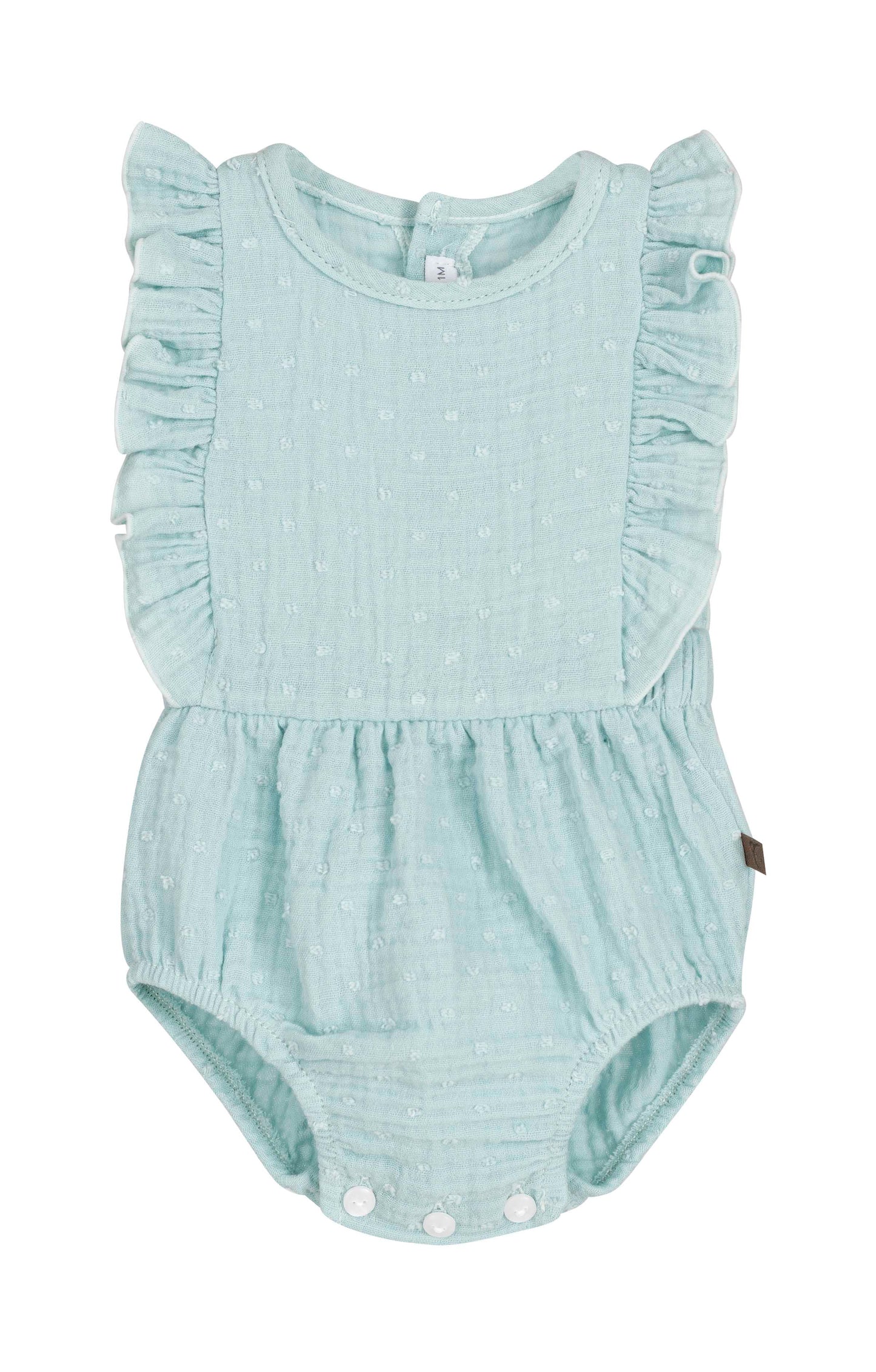 Pelele bebé Atari Calamaro | Blanco, arena, coral y mint – 1 a 36 meses