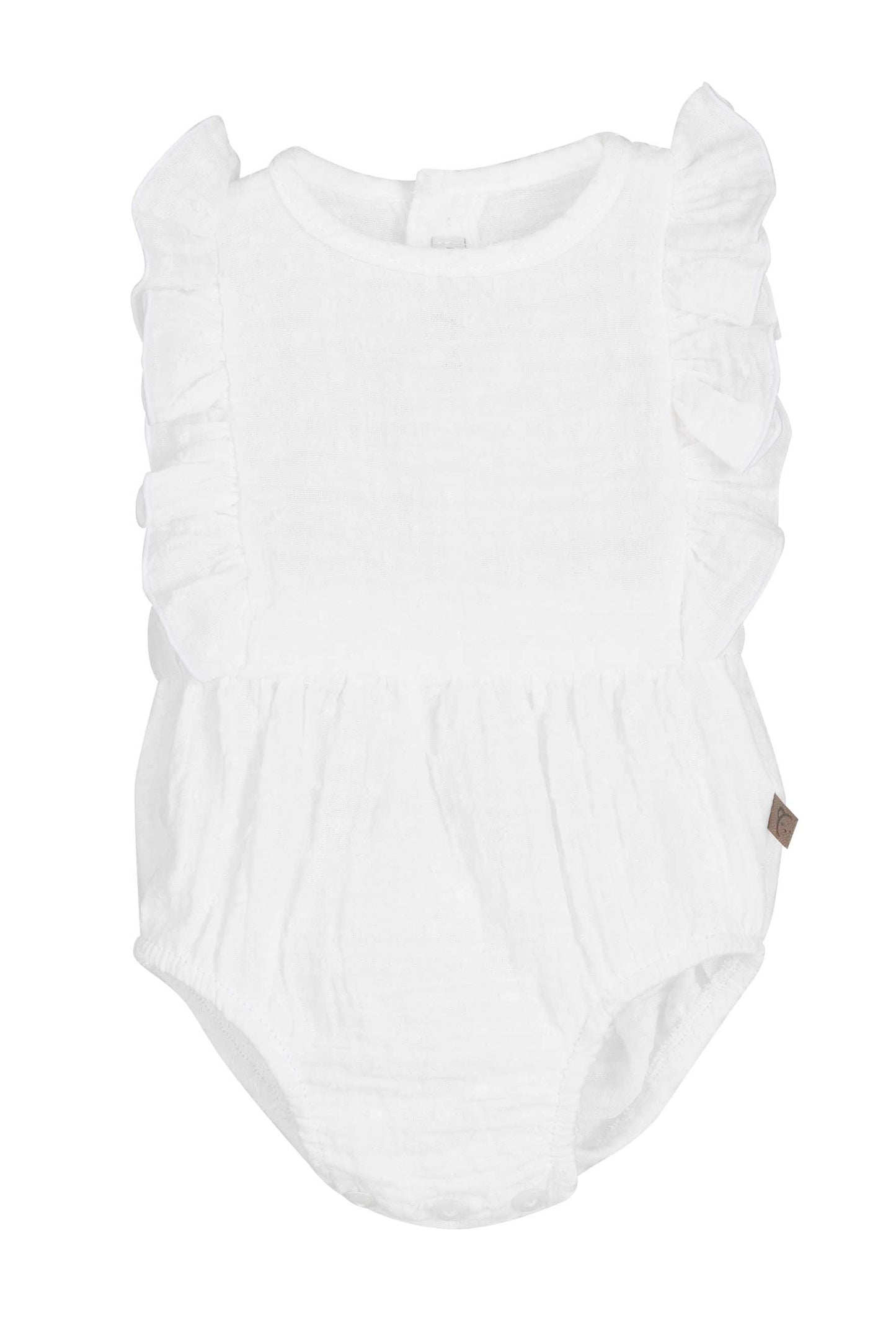 Pelele bebé Atari Calamaro | Blanco, arena, coral y mint – 1 a 36 meses