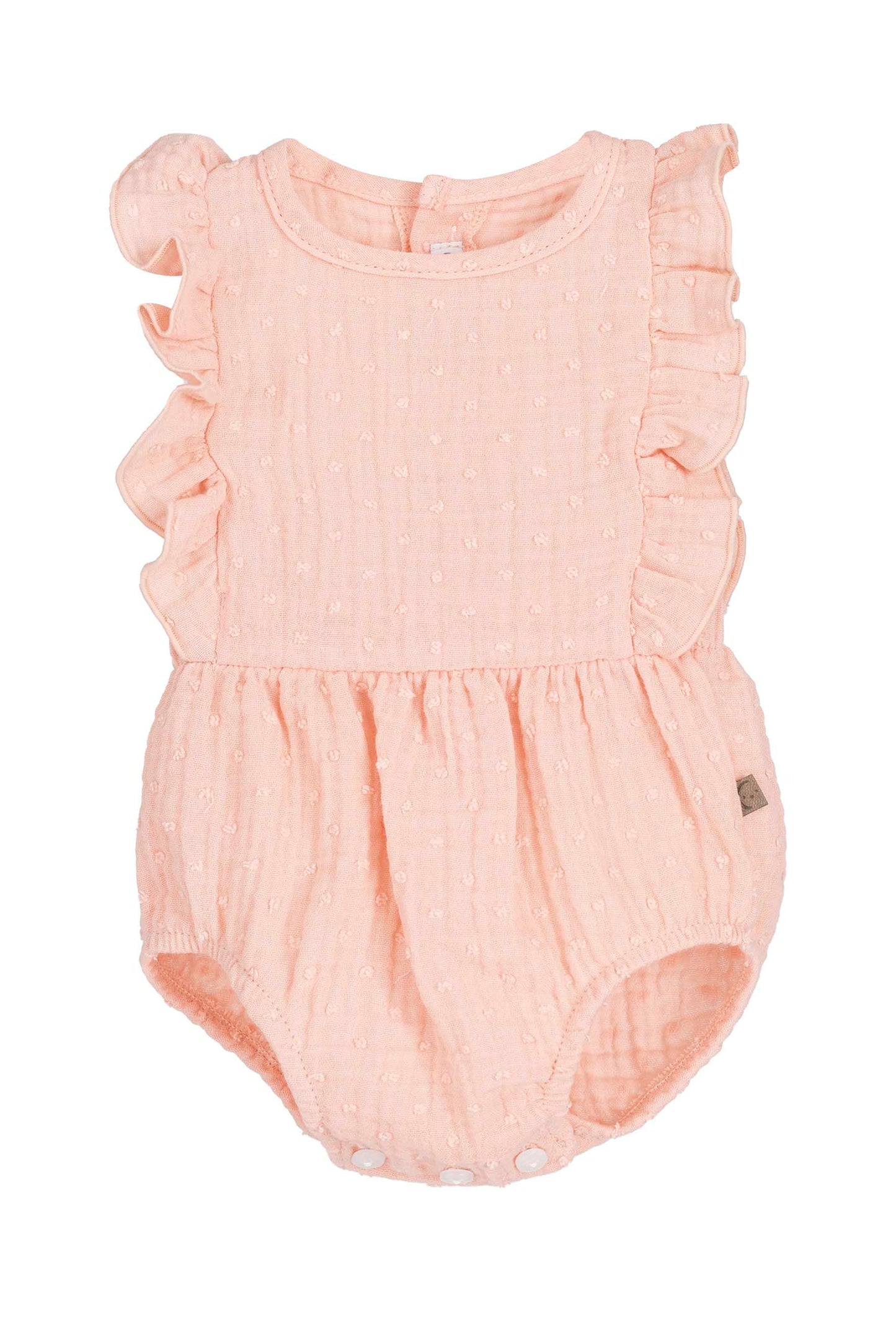 Pelele bebé Atari Calamaro | Blanco, arena, coral y mint – 1 a 36 meses