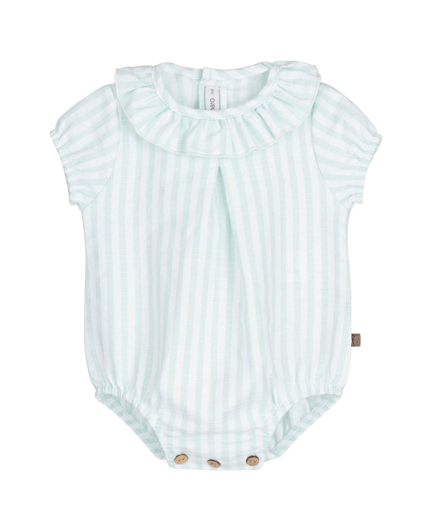 Pelele bombacho bebé Familia Bundi Calamaro rosa y mint | Tallas 1-36 meses