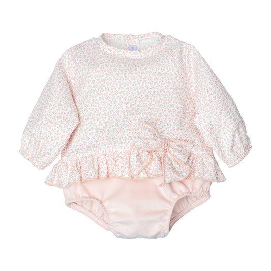 Pelele Bebé Niña Colección Laza Nude | Otoño-Invierno | 1 a 36 Meses