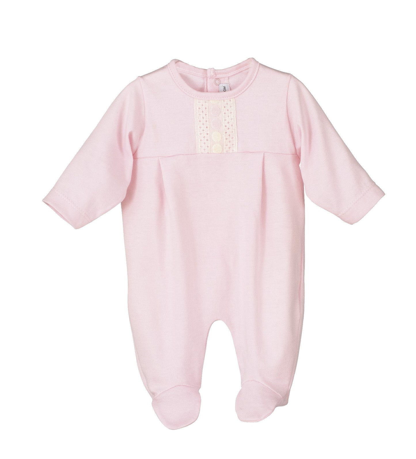 Conjunto primera puesta bebe Pelele Brede rosa