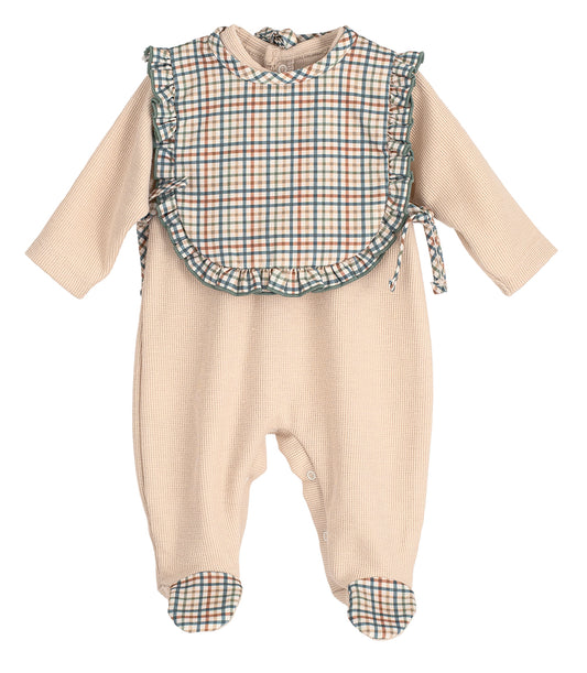 Pelele Chamsin Calamaro bebé unisex | Primera puesta 0-6 meses | 100% algodón