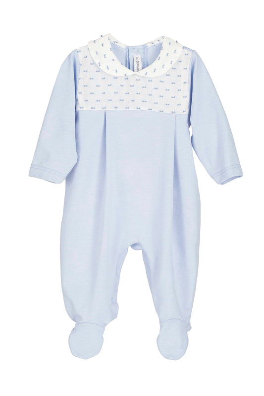 Pelele Familia Goa primeras puestas celeste bebé niño Calamaro 0-6 meses · Salida del hospital