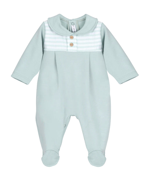 Pelele bebé mint Familia Bundi Calamaro | 0 a 6 meses