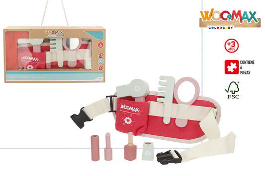 Cinturón de Belleza de Madera con Accesorios (+3 Años)-Woomax –