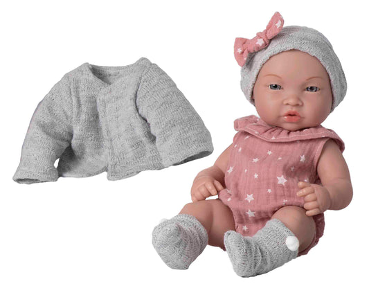 Muñeca bebe reborn Cloe Rosa Toys