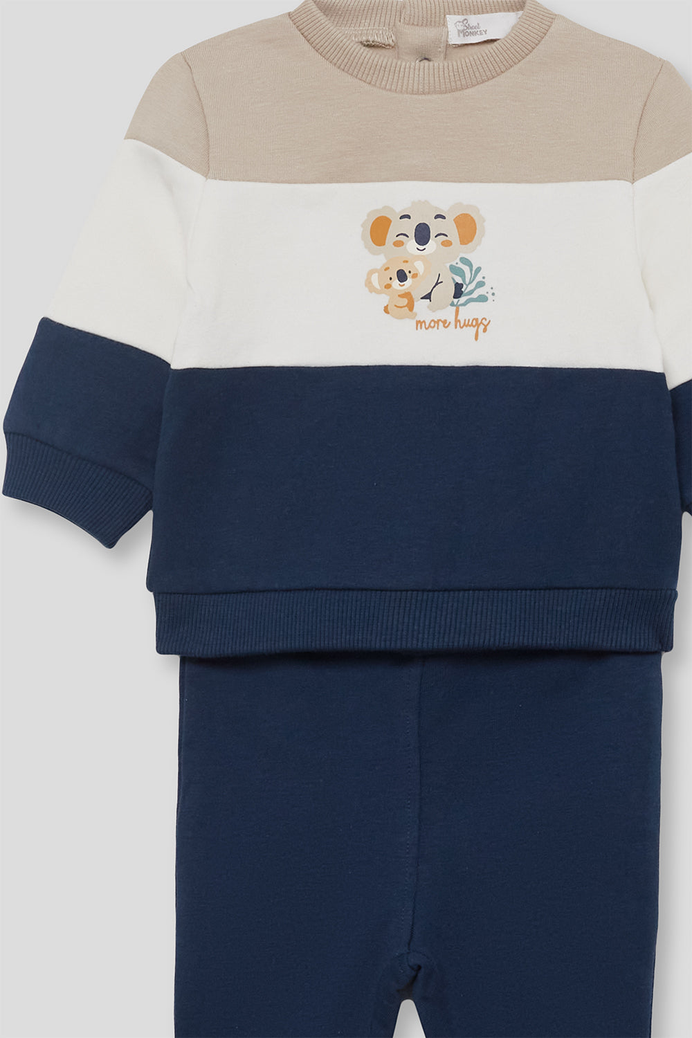 Conjunto Bebé Niño Koalas Azul Marino, Crudo y Beige | Street Monkey | 362033